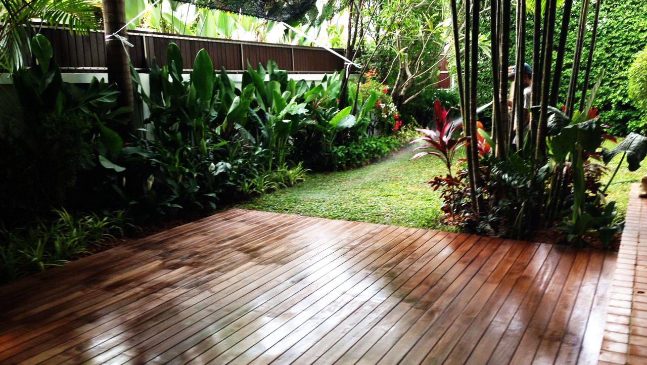 Sun Deck Terrace and New Garden - Bangkok - Thai Garden Design